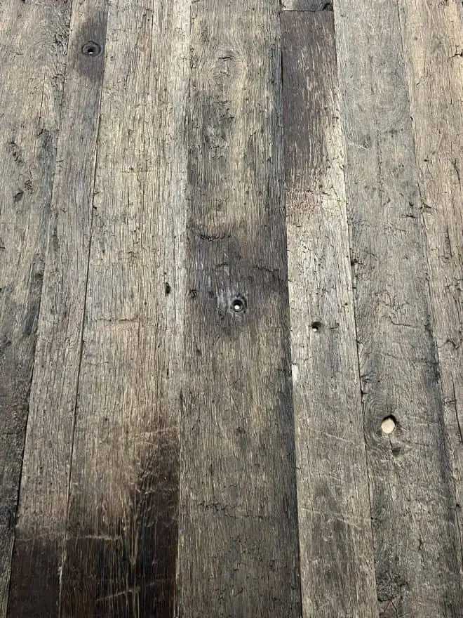 Sample of 19th Century French Oak Wall Cladding