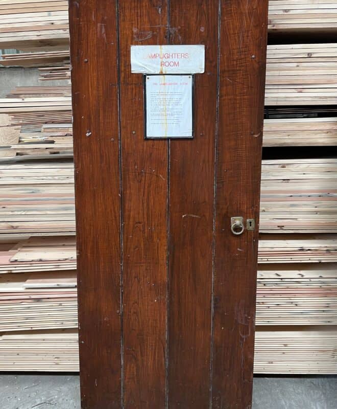 Vintage Mahogany Lamplighter Room Doors 1