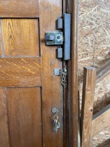 Mid-20th Century Oak Arched Door Locks