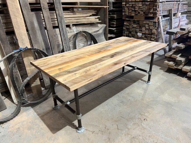 Barn Oak Table & Countertops - Image 4